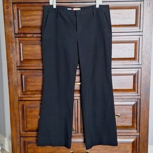 Gap Stretch Black Favorite Trouser Straight Fit Pants 14 R